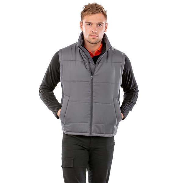 Result Core Unisex Vuxen Vadderad Body Warmer XL Grå Grey XL