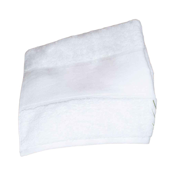 Towel City Bordered Badlakan En Storlek Vit White One Size