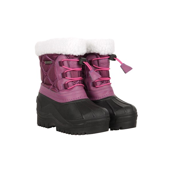 Mountain Warehouse Barn/Kids Arctic Adaptive Vattentäta Snöskor Dark Purple 10 UK Child