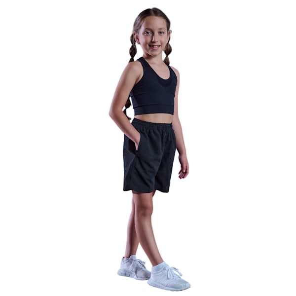 Tombo Start Line Meshfodrade Shorts för Barn 9-10 År Blå Black 9-10 Years