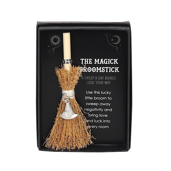 Something Different Mini Magick Häxhatt Kvast En Storlek Brown/Silver One Size