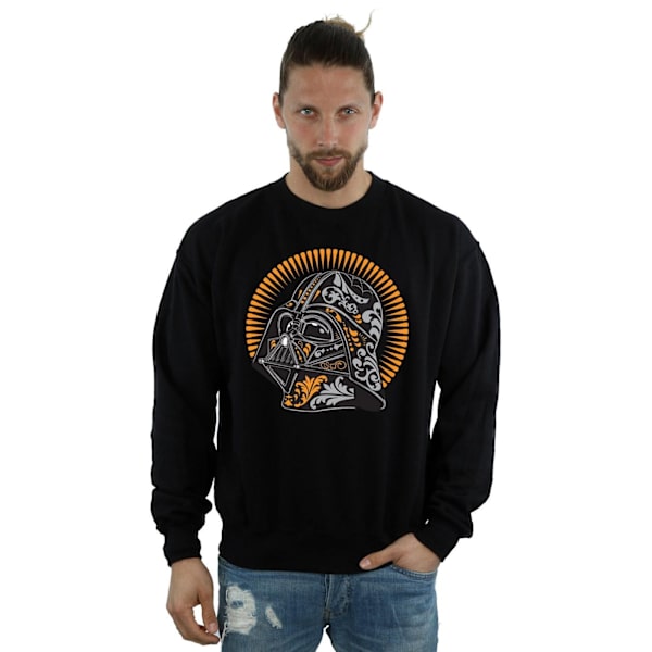 Star Wars Herr Darth Vader Dia De Los Muertos Sweatshirt M Svart Black M