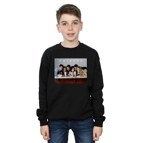 Friends Boys Group Photo Milkshakes Sweatshirt 12-13 År Svart Black 12-13 Years