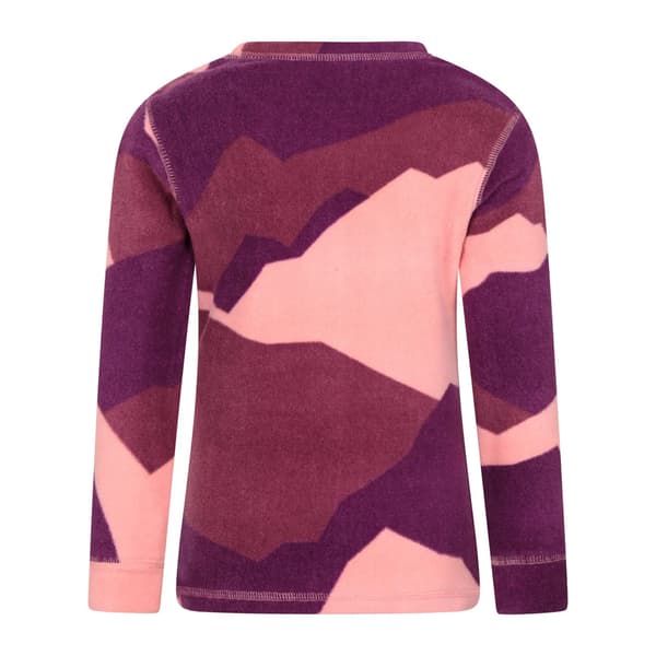 Mountain Warehouse Barn/Barn Camo Polar Fleece Underställ Coral 7-8 Years