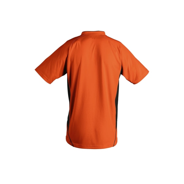 SOLS barn/barn Maracana 2 kortärmad fotboll T-shirt 6 Orange/Black 6 Years