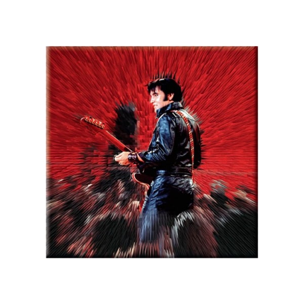Elvis Presley Shine Kylskåpsmagnet One Size Röd/Svart Red/Black One Size