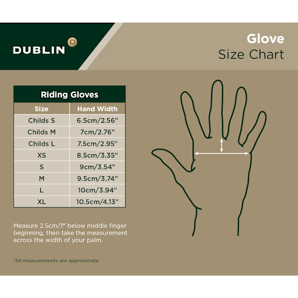 Dublin Unisex Neopren Touch Fastening Ridhandskar Vuxna Sma Black Adults Small