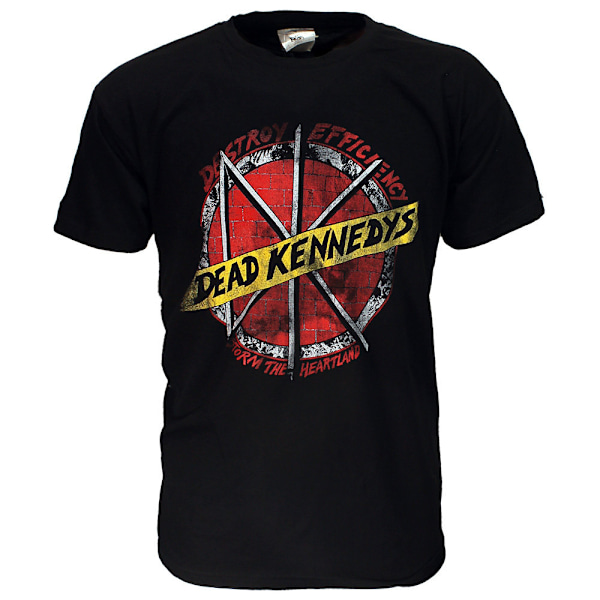 Dead Kennedys Unisex Adult Destroy T-Shirt S Svart Black S