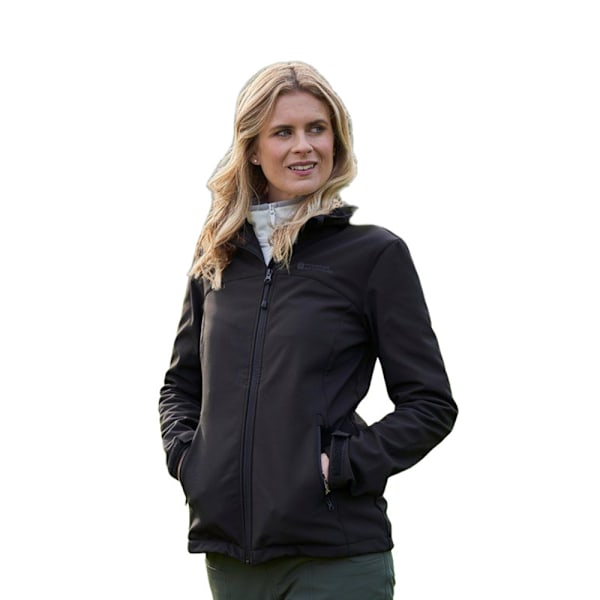 Mountain Warehouse Exodus Andningsbar Mjuk Skaljacka för Dam Black 4 UK