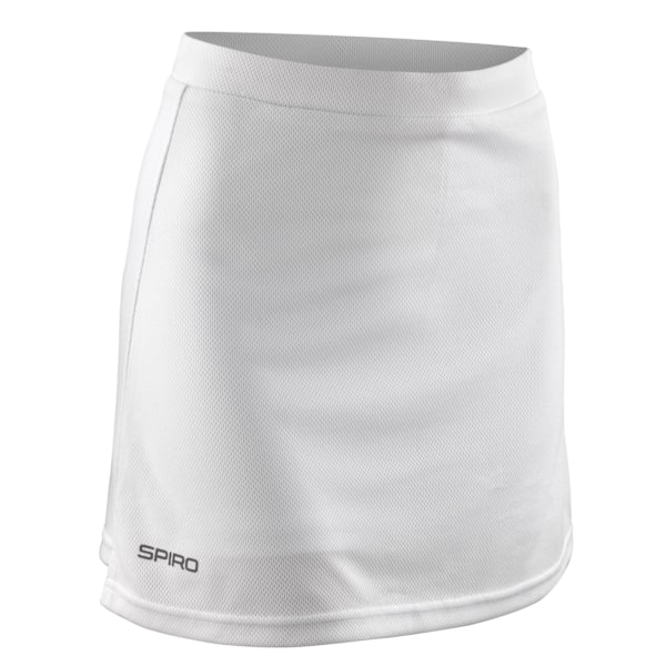 Spiro Dam/Damer Enfärgad Skort 10 UK Vit White 10 UK