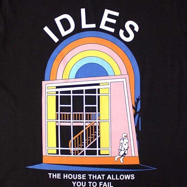 Idles Unisex Vuxen House T-shirt XXL Svart Black XXL