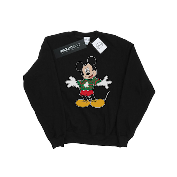 Disney Herr Mickey Mouse Jultröja Stroke Sweatshirt M B Black M