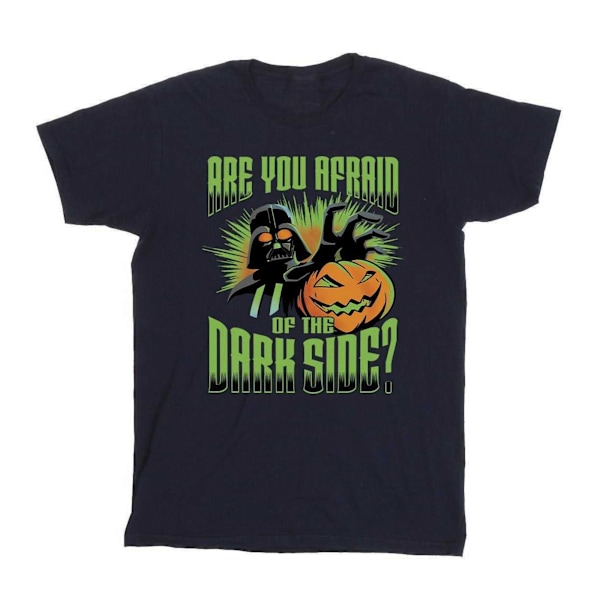 Star Wars Herr Mörk Sida Darth Vader Bomulls T-Shirt 4XL Marinblå Navy Blue 4XL