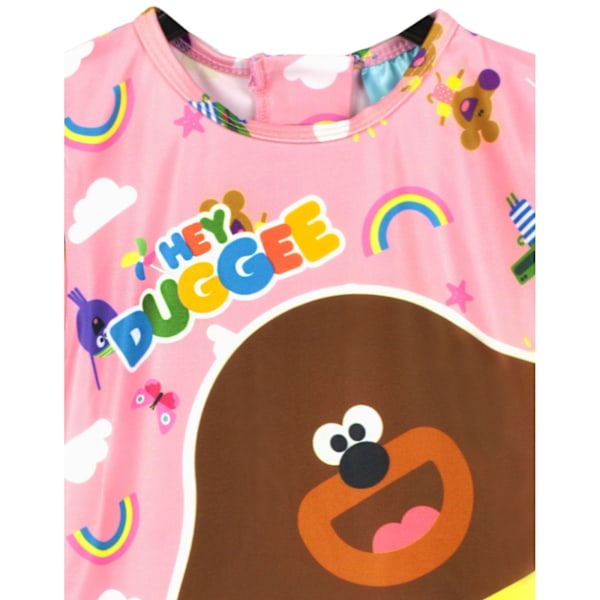 Hey Duggee Flickor Volang Baddräkt 5-6 År Rosa Pink 5-6 Years