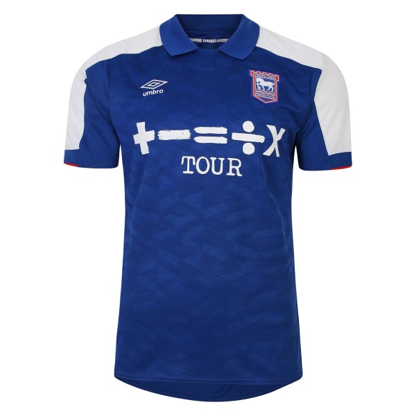 Umbro damer/damer 23/24 Ipswich Town FC hemmatröja 10 UK Blu Blue/White 10 UK