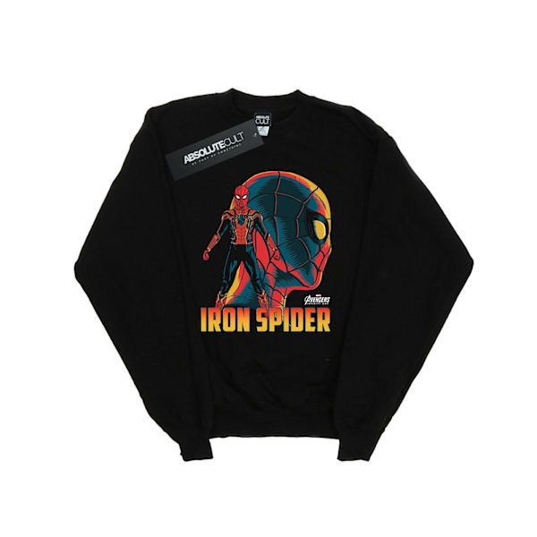 Marvel Herr Avengers Infinity War Iron Spider Karaktär Sweatshirt Black L