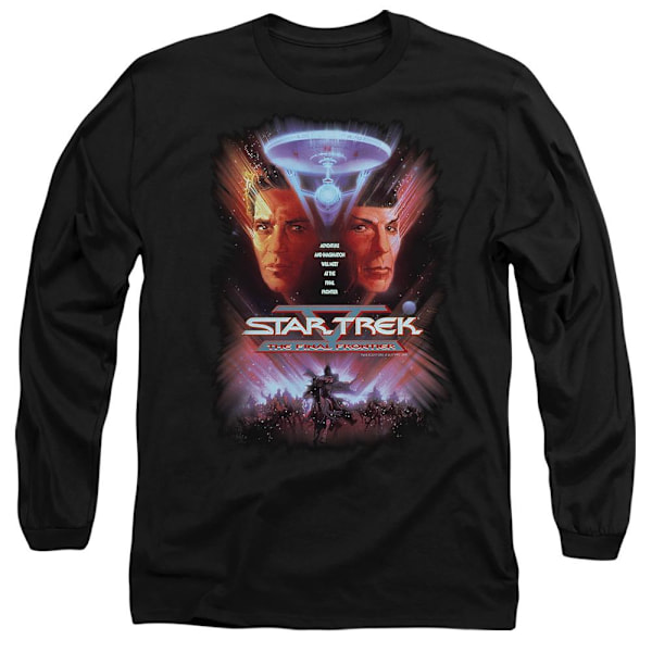 Star Trek Unisex Vuxen The Final Frontier T-Shirt S Svart Black S