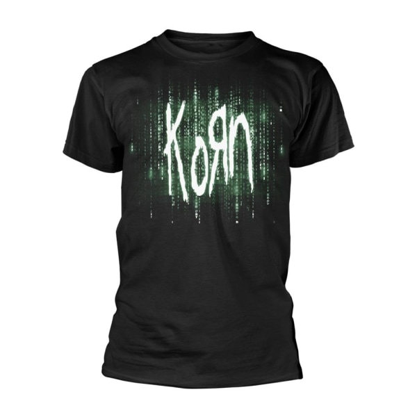 Korn Unisex Vuxen Matrix T-shirt L Svart Black L