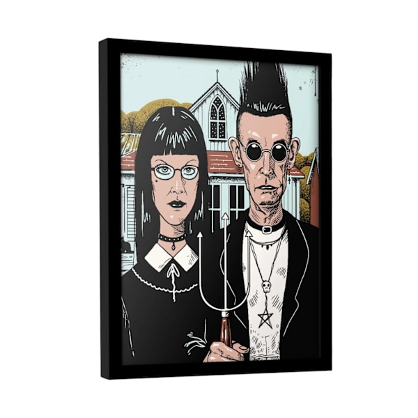 Vincent Trinidad American Goth Print 40cm x 30cm Multifärgad Multicoloured 40cm x 30cm