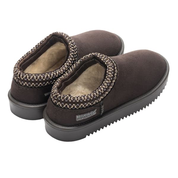 Regatta Barn/Kids Risley Vattentäta Tofflor 9 UK Barn Choco Chocolate 9 UK Child