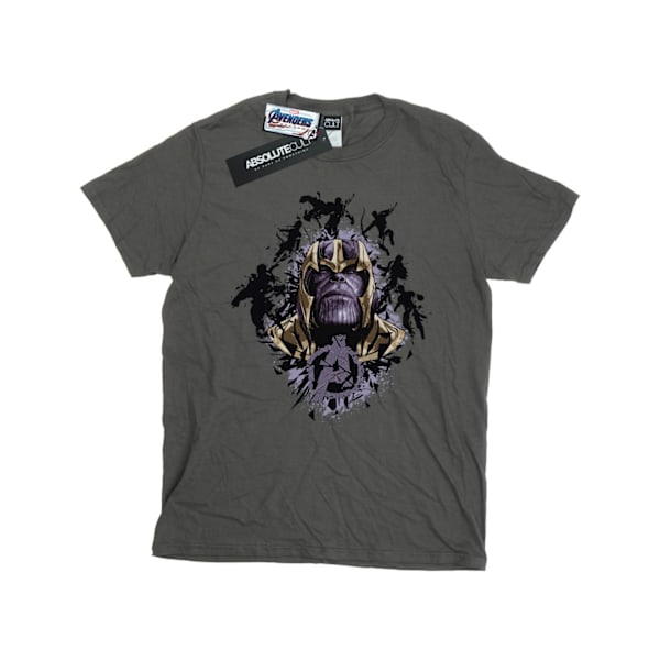 Marvel Boys Avengers Endgame Warlord Thanos T-shirt 7-8 år C Charcoal 7-8 Years