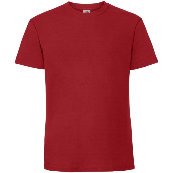 Fruit Of The Loom Herr Iconic 195 Ringspun Premium Tshirt 2XL U Red 2XL UK