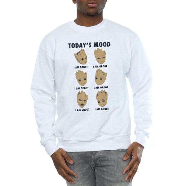 Marvel Herr Guardians Of The Galaxy Groot Today´s Mood Sweatshirt White M