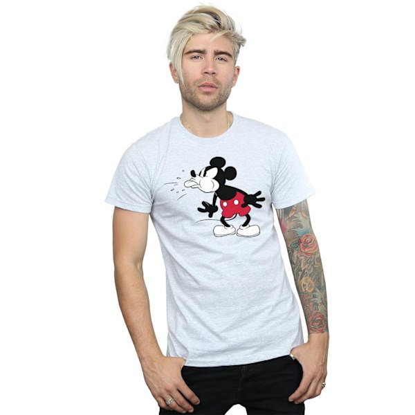 Disney Herr Mickey Mouse Tunga T-shirt M Sports Grey Sports Grey M