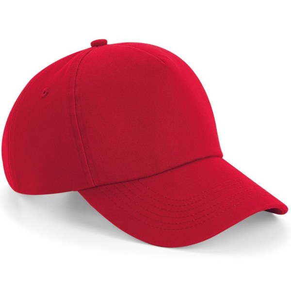Beechfield Authentic 5 Panel Cap One Size Classic Red Classic Red One Size