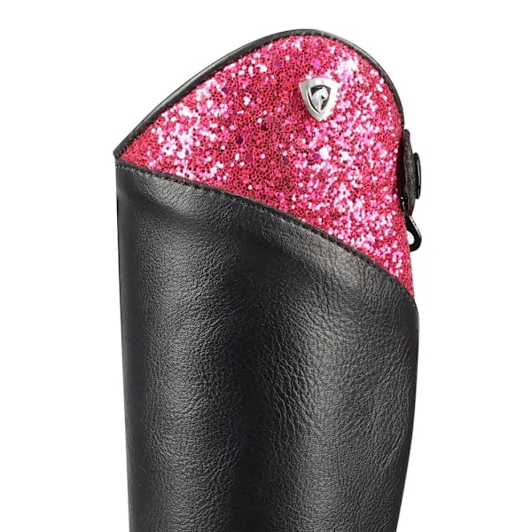 HyLAND Barn- och Ridstövlar Eren Storlek 1 UK Svart/Rosa Black/Pink 1 UK