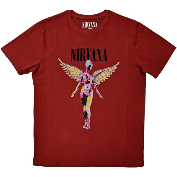 Nirvana Unisex Vuxen In Utero T-shirt M Röd Red M