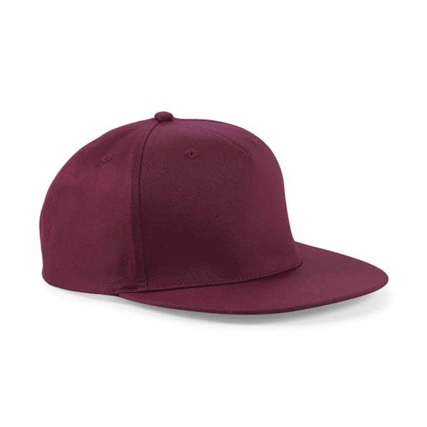 Beechfield Unisex Snapback-keps för vuxna, One Size, Burgunder Burgundy One Size