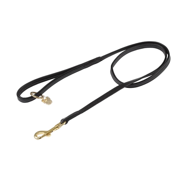 Digby & Fox Läderfodrat Hundkoppel 1,5 cm Svart Black 1.5cm