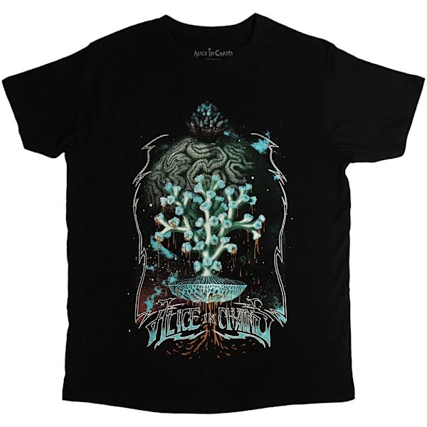 Alice In Chains Unisex Adult Spore Planet T-Shirt M Svart Black M