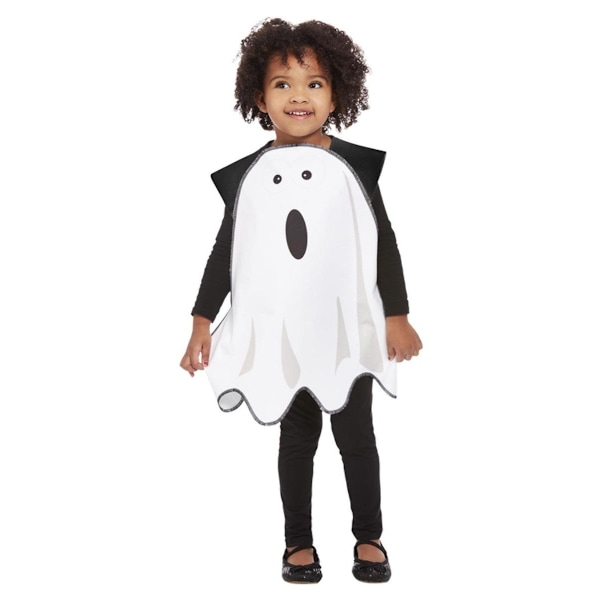Smiffys Barn/Barn Spökkostym 1-2 År Vit White 1-2 Years