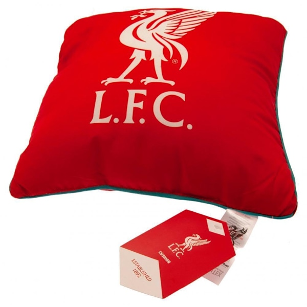 Liverpool FC YNWA Crest Square Cushion One Size Röd Red One Size