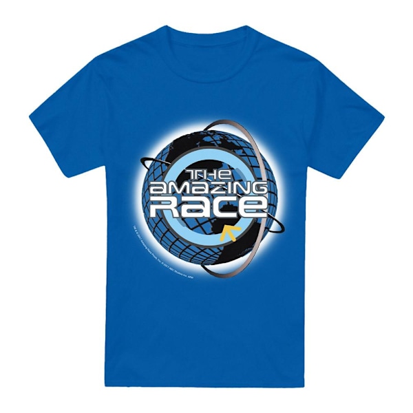 The Amazing Race Herr Around the Globe T-Shirt M Kungsblå Royal Blue M