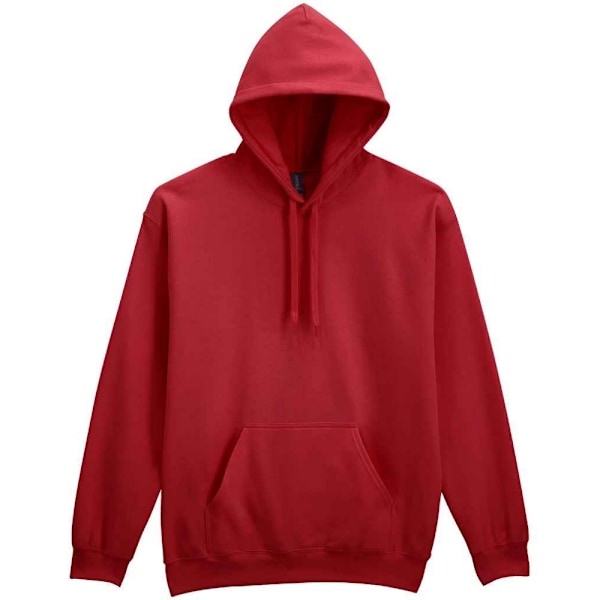 Gildan Herr Midweight Soft Touch Hoodie XXL Kardinalröd Cardinal Red XXL