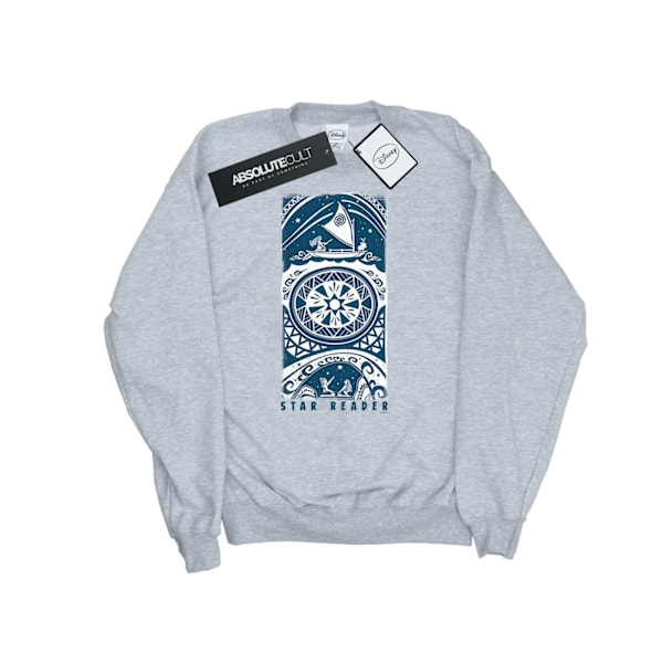 Disney Boys Moana Star Reader Sweatshirt 9-11 år Sports Grey Sports Grey 9-11 Years