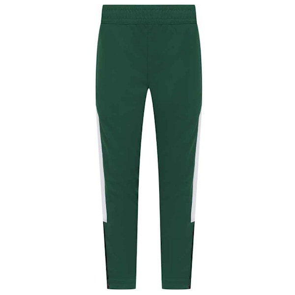 Finden & Hales Barn/Barnpojkar Stickade Träningsbyxor 5/6 Bottle Green/White 5/6 Years