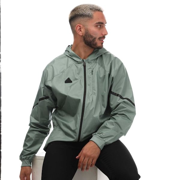 Adidas Herr Designad 4 Gameday Full Zip Träningsjacka S Grön Green S