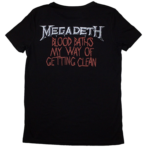 Megadeth Dam/Kvinna Black Friday T-shirt XXL Svart Black XXL