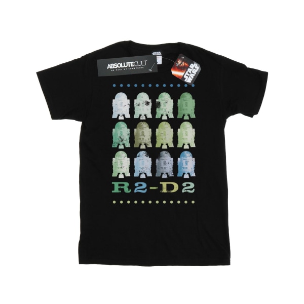 Star Wars Boys Grön R2-D2 T-shirt 7-8 år Svart Black 7-8 Years