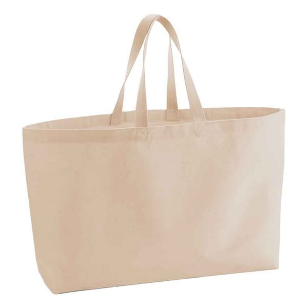 Westford Mill Canvas Överdimensionerad Tygväska One Size Olivgrön Olive Green One Size