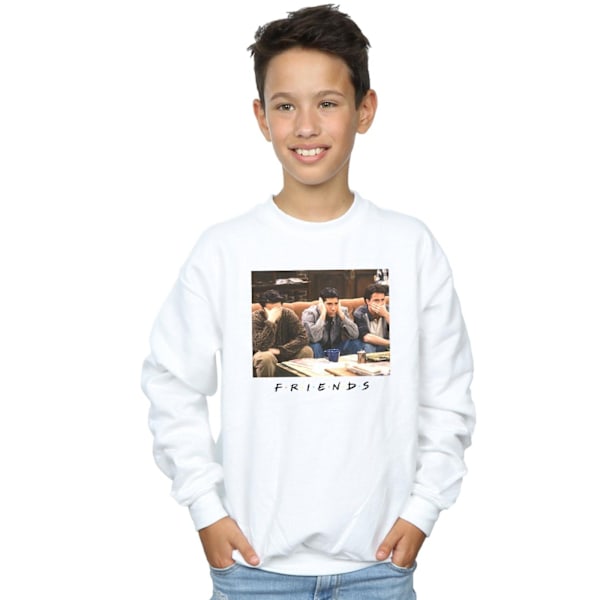 Friends Boys Three Wise Guys Sweatshirt 7-8 år Vit White 7-8 Years