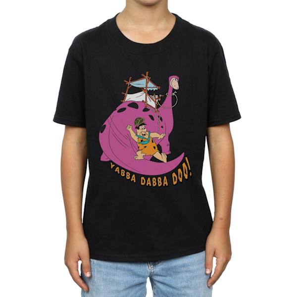 The Flintstones Boys Yabba Dabba Doo T-shirt 9-11 år Svart Black 9-11 Years