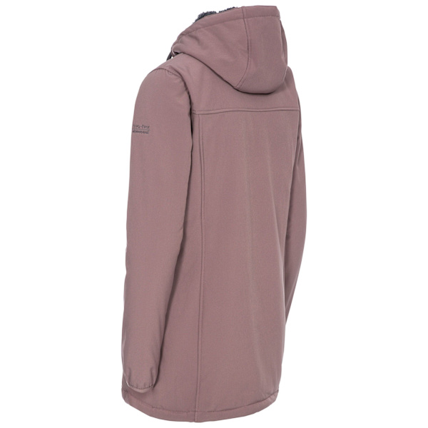 Trespass Dam/Damer Kristen Längre Längd Huva Vattentät Dusty Heather M