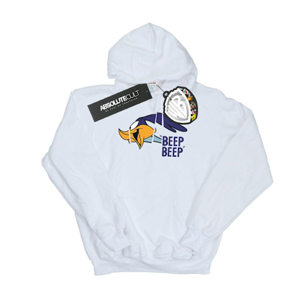 Looney Tunes Mens Road Runner Beep Beep Hoodie L Vit White L