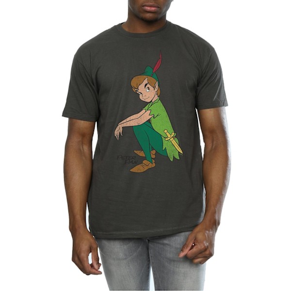 Peter Pan Classic Heather T-shirt L Light Graphite för män Light Graphite L