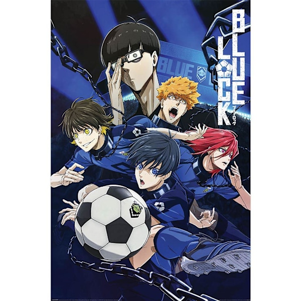 Blue Lock Maxi Poster 91,5 cm x 0,12 cm x 61 cm Flerfärgad Multicoloured 91.5cm x 0.12cm x 61cm